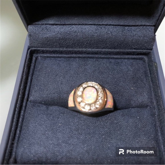 NWT Opal and CZ Ring- Kalifano Stores **SALE - Picture 7 of 7